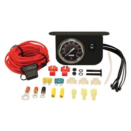 Hands On Illuminated Dash Panel Gauge Kit, Black Face HA3883903
