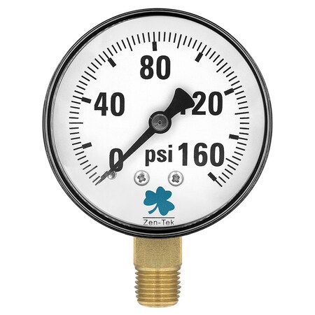 Zenport Dry Air Pressure Gauge, 160 PSI, 3PK DPG160
