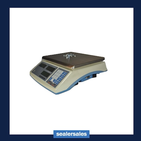 Sealer Sales 13 in x 11 in Digital Counting Scale (Cap: 33lbs, Accuracy = 0.5g) DWP-98CBH