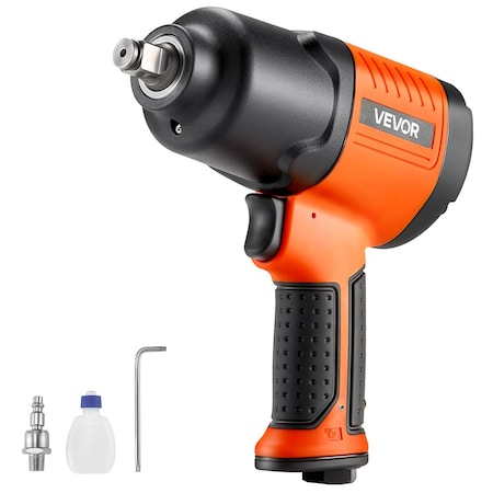 Vevor Air Impact Wrench 1/2 in Drive Pneumatic Impact Gun Up to 1100ft-lbs 4-Speed RP17407