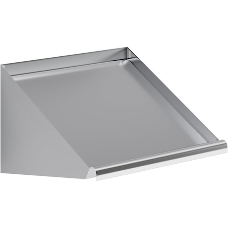 Amgood 21 in. Stainless Steel Wall Mounted Slanted Rack Shelf WS-SGR-21-Z