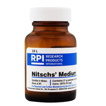 Rpi Nitschs' Medium, Powder, Makes 10 Liters N12070-10.0