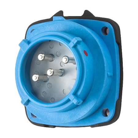 Meltric PN20 INLET POLY BLUE SIZE 1 TYPE 4X 3P+G 15 A 600 VAC 60 Hz 01-N8143