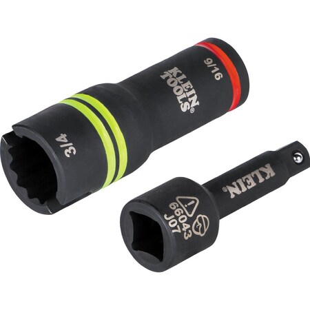 Klein Tools Impact Socket, 3-in-1 Flip 66044