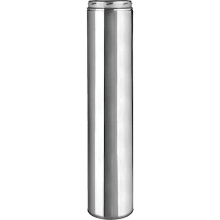 Selkirk Sure-Temp 6'' x 48'' Stainless Steel Insulated Pipe 206148