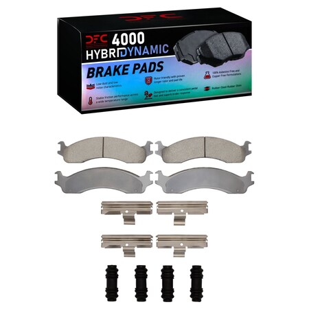 Dfc 4000 HybriDynamic, Disc Brake Pad Set, 4000-0655-01