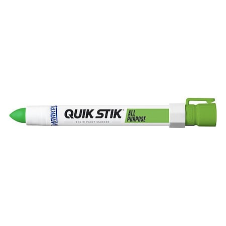 Markal Paint Crayon, Medium Tip, Fluorescent Green Color Family 61042