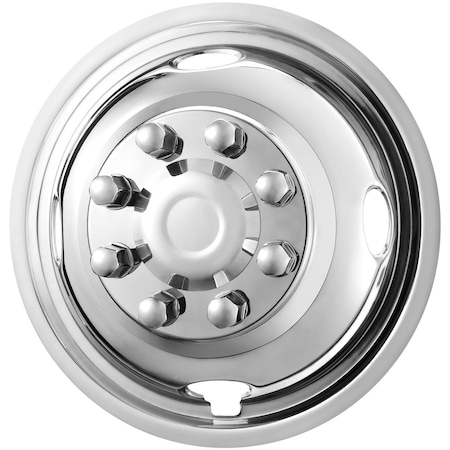 Vevor 16" Wheel Simulators Cover Stainless Steel For Ford F350 (1974-1998) 4 pcs 71604F/R