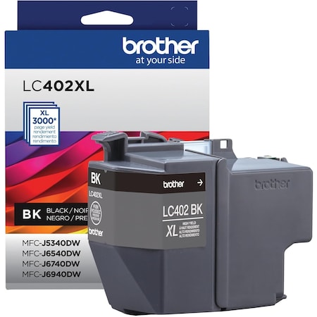 Brother High Yield Black Ink Cartridge LC402XLBKS