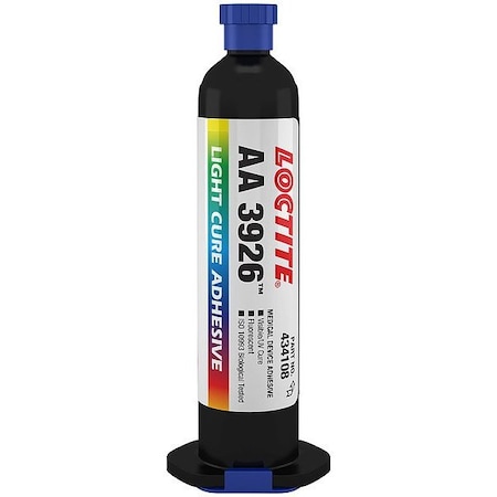 Loctite Construction Adhesive, AA 3926 Series, Clear, Syringe 434108