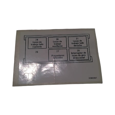 Cnh DECAL, CNH OEM 319424A1 319424A1