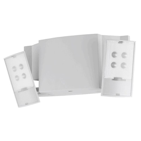 Westgate LED 2-HEAD EMERGENCY LIGHT WITH MOVABLE HEADS 90-MIN 1.2W PER HEAD 3.6V 1Ah NI-CAD BATT. UL EL-2A