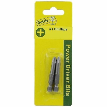 Dottie L.H. Dottie No 1 x 3'' Phillips Power Bit (Carded) IB1PXC