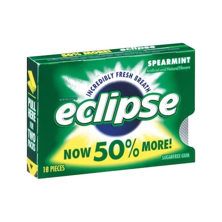 Eclipse CHEWING GUM SPRMINT, 18PK 113701