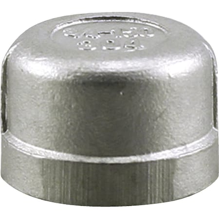 Plumbeeze PLUMB-EEZE 3/4'' FIP Stainless Steel Cap U2-SSCA-07