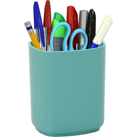 Acrimet Jumbo Pencil Holder Pen Cup Caddy Super Sized Desktop Organizer Solid Green 934.VO