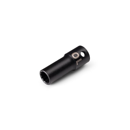 Tekton 3/8 Inch Drive x 10 mm Semi-Deep 12-Point Impact Socket SID14310