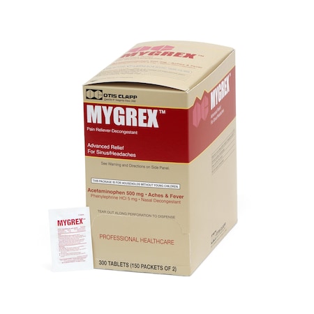 Medique Mygrex Sinus/Allergy Tablet, PK300 1615509