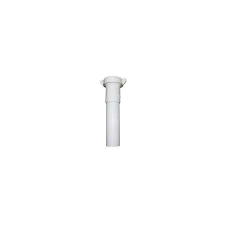 Larsen Supply Co. Lavatory/Kitchen Drain Extension Tube, White PVC, 8-In. 885043