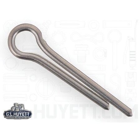 Huyett Cotter Pin, 316 Stainless Steel, 0.312 in Dia x 1.500 in Effective Length CPS16-312-1500