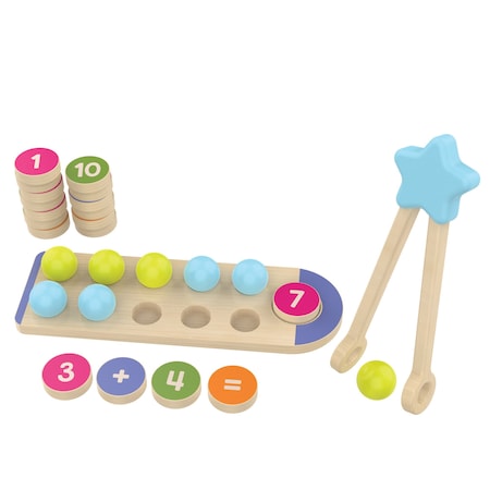 Educational Insights Count & Match Numbers 1-10 Wooden Set 1406