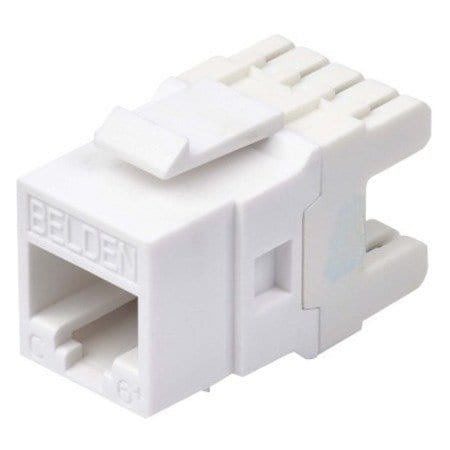 Belden 1-PORT MOD JACK 8W8P UTP, T568A/B CAT6 IP5 KEYCONNECT, DARK BLUE AX104193