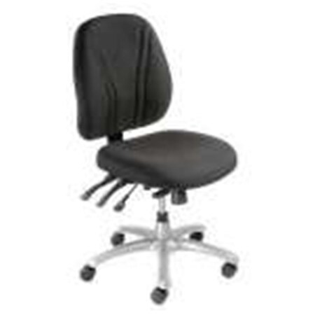 Famous Brand 506568BK 8 Way Adjustable Ergonomic Chair Black YYGB-506568BK