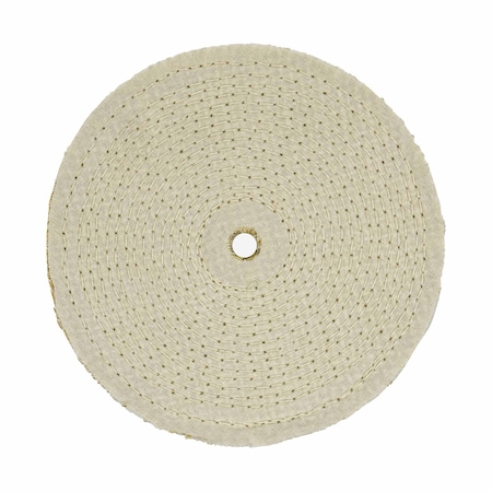Renegade Products Usa 8 in Cloth & Sisal Laminated Buffing Wheel FFDCB8X5/8X1/4SS-CC