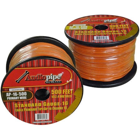 Nippon 500 ft. 16 Gauge Primary Wire, Orange AP16500OR