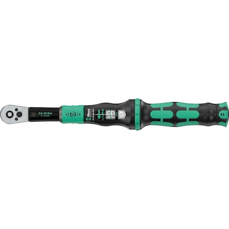 Wera Click-Torque Lock A 5 R/L Torque wrench, adjustable, Lock function, 2.5-25 Nm, 1/4 in x 2.5-25 Nm 5075693001