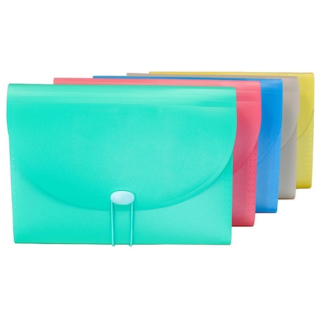 C-Line Products 7-Pocket Expanding File, Assorted Tropic Tones 58300