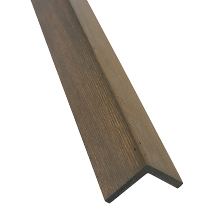 Timberchic Wood, Dark Gray, 48 in L, 1.25 in W, Stained 332