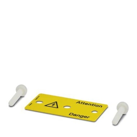 Phoenix Contact WS 5-15 Warning label Plate orange 1004445