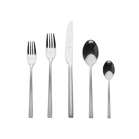 Mepra Atena Flatware Set - 5 Pcs. - Frozen 106222005F