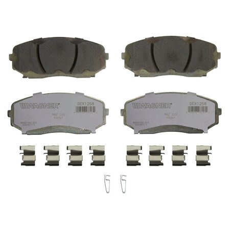 Wagner Brake OEX Front Disc Brake Pad Set Premium Ceramic,  OEX1258