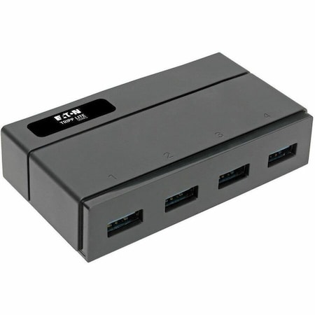 Tripp Lite 4-PORT USB 3.0 SUPERSPEED HUB FOR DATA AND USB CHARGING - USB-A, BC 1.2, 2.4A U360-004-2F
