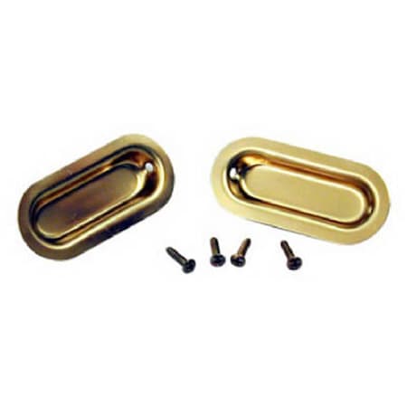 L E Johnson 35-3PPK2  1.38 in. Oval Door Pull, 2PK 597724