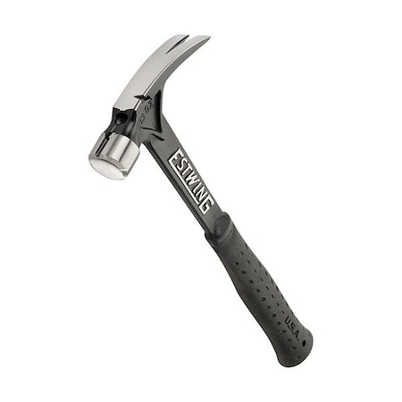 Estwing Claw Hammer, 16 " L, Steel, Black EB-15S