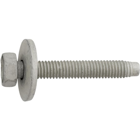 Auveco Chrysler Hex Head Sems Body Bolt Zinc M6-1.0 x 40mm, 10PK 22906