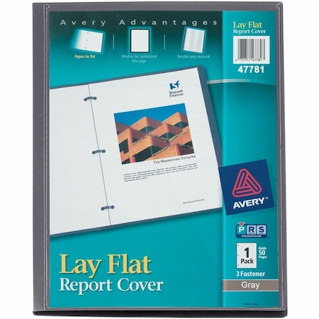 Avery reg Letter Report Cover, Gray AVE47781