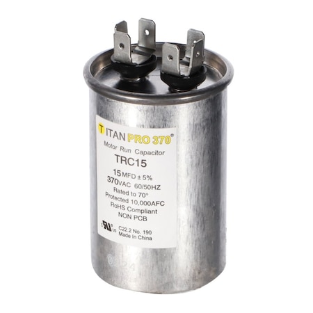 Diversitech 15 MFD 370V Round Capacitor TRC15