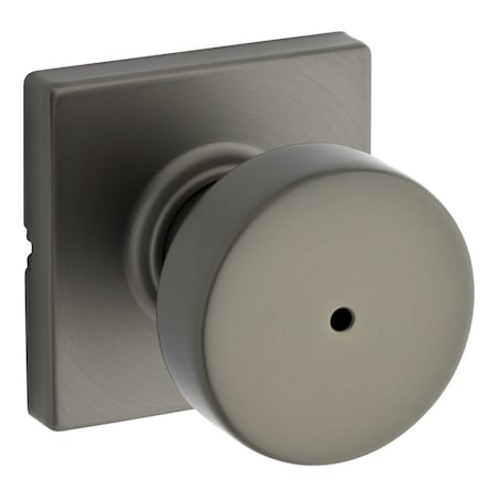 Kwikset Residential Door Knobs Privacy Gunmetal 730PSKSQT-18G