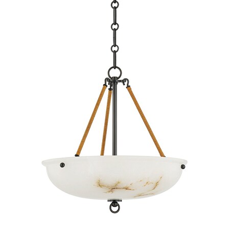 Hudson Valley Lighting Mark D. Sikes X Somerset 3 Light Pendant 16 In. Distressed Bronze MDS811-DB