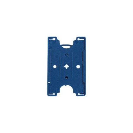 Brady Molded Rigid Convertible Card Holder - 3.5" x 2.25" - Plastic - Blue 1840-3012