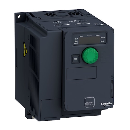 Schneider Electric Variable FrequencyDrive, 500V, Black/Green ATV320U07N4C