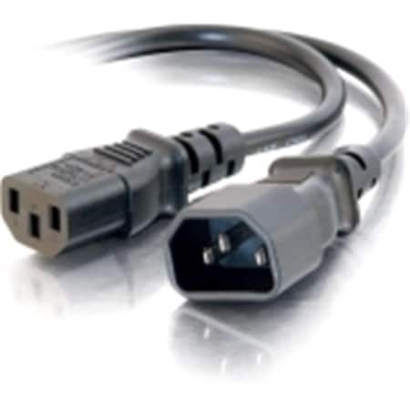 Cb Distributing 3ft 16 Awg 250 Volt Computer Power Extension Cord - iec320c14 To Iec320c13 ST527978