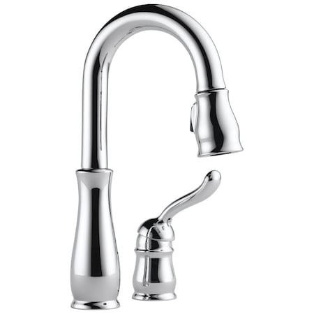 Delta Leland Single Handle Pull-Down Bar / Prep Faucet In Chrome 9978-DST