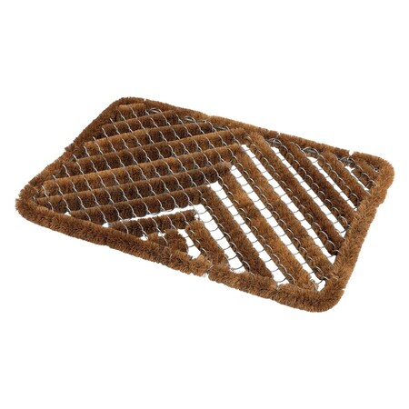 Kings County Tools Natural Coir Doormat Boot Brush Scraper Outdoor/Indoor Shoe Cleaner Brush Door Mat Boot Scraper GW66C01-02