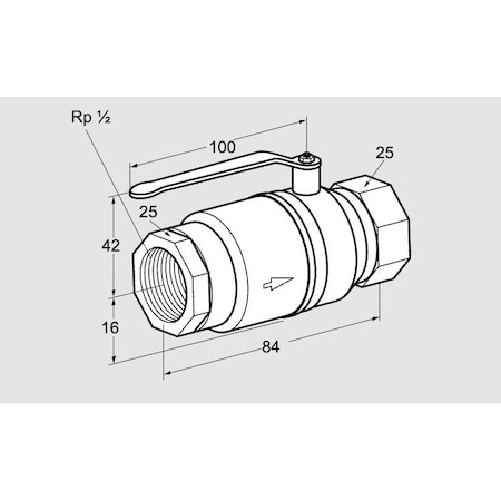 Honeywell Kromschroder VLV, BALL, AKT 15R10TAS KS03152363