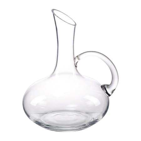 Homeroots Genie Mouth Blown Lead Free Crystal Wine Carafe 390097
